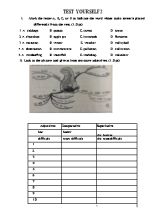 Test yourself 2 - Tiếng Anh Lớp 6